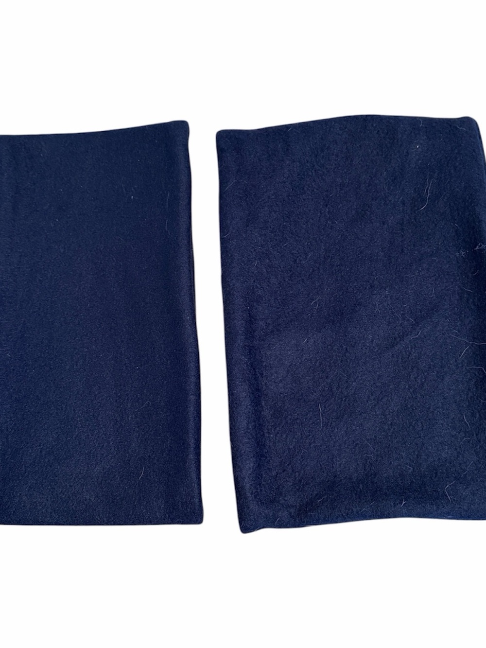 Handmade Fleece Neck Warmers Buff Navy Blue Lot of 2 NWOT Cozy Winter Unisex M/L